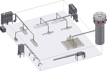 Linea di aspirazione - Centroventilazione Srl